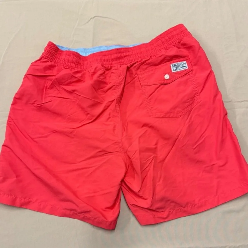Polo Ralph Lauren Mens Large Swim Trunks‎ Mesh Lined Board Shorts Costal